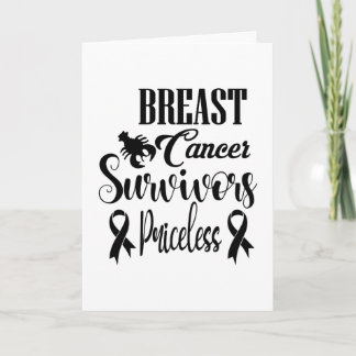 Breast Cancer Survivors Priceless Card