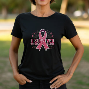 Breast Cancer Survivor's Ribbon T-Shirt