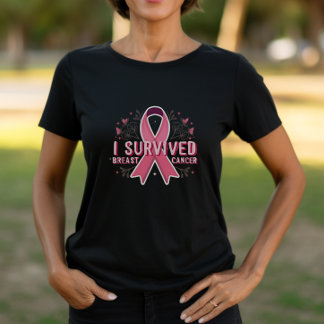 Breast Cancer Survivor's Ribbon  T-Shirt