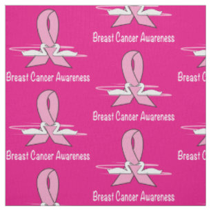 Breast Cancer Swans of Hope Fabric