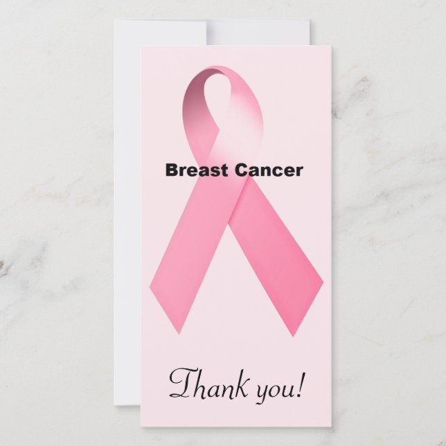 Breast Cancer Thank You Card (Front)