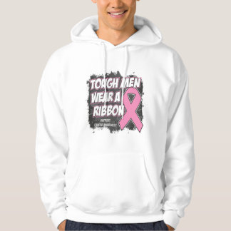 Breast Cancer Tough Men Wear A Ribbon Hoodie