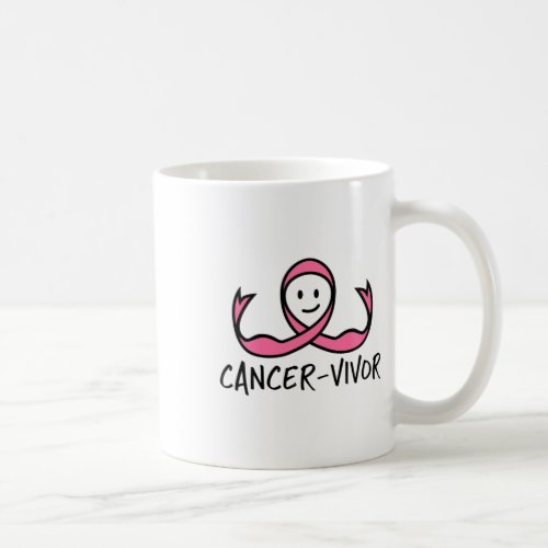 Breast Cancer_vivor Survivor Gift Pink Ribbon Awar Coffee Mug