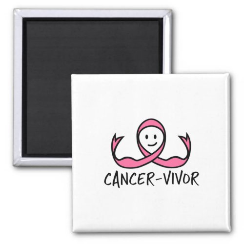 Breast Cancer_vivor Survivor Gift Pink Ribbon Awar Magnet