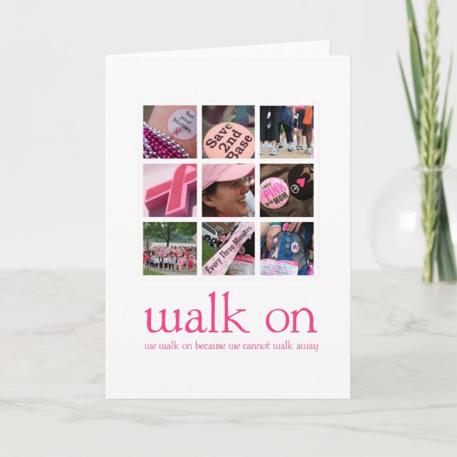 Breast Cancer Walk Cards (Front)