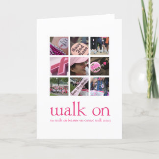 Breast Cancer Walk Cards