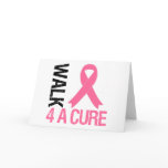 Breast Cancer Walk For A Cure Card