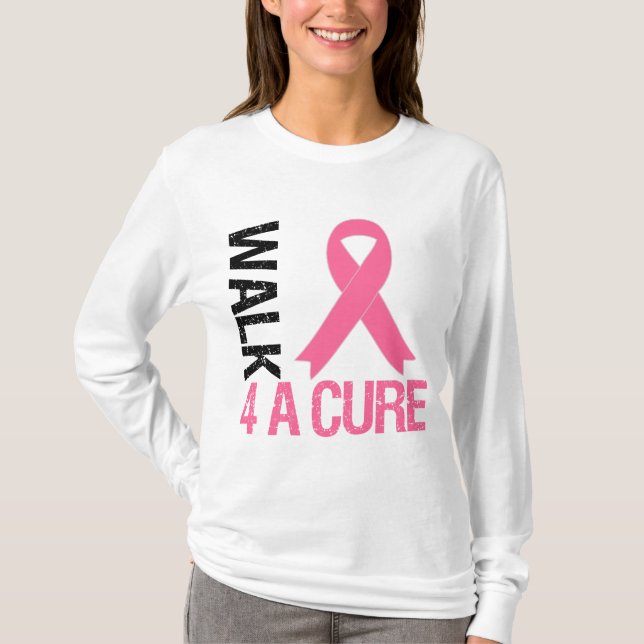 Breast Cancer Walk For A Cure T-Shirt (Front)