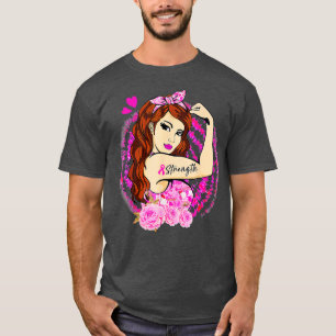 Breast Cancer Warrior Awareness Support Believe T-Shirt
