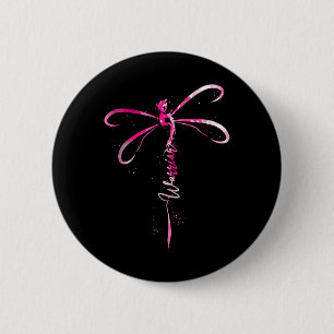Breast Cancer Warrior Breast Cancer Awareness Drag Button