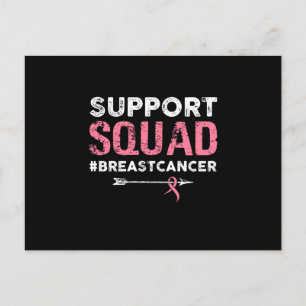 Breast Cancer Warrior Breast Cancer Awareness Invitation Postcard