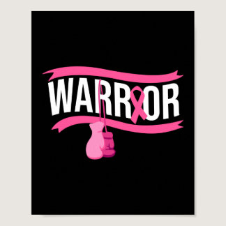 Breast Cancer Warrior Breast Cancer Awareness Poster