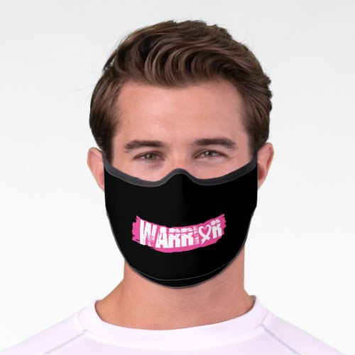 Breast Cancer Warrior Breast Cancer Awareness Premium Face Mask