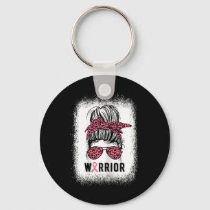 Breast Cancer Warrior Pink Ribbon Breast Cancer Aw Keychain
