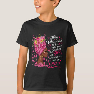 Breast Cancer Warrior Pink Ribbon I'm The Storm Bl T-Shirt