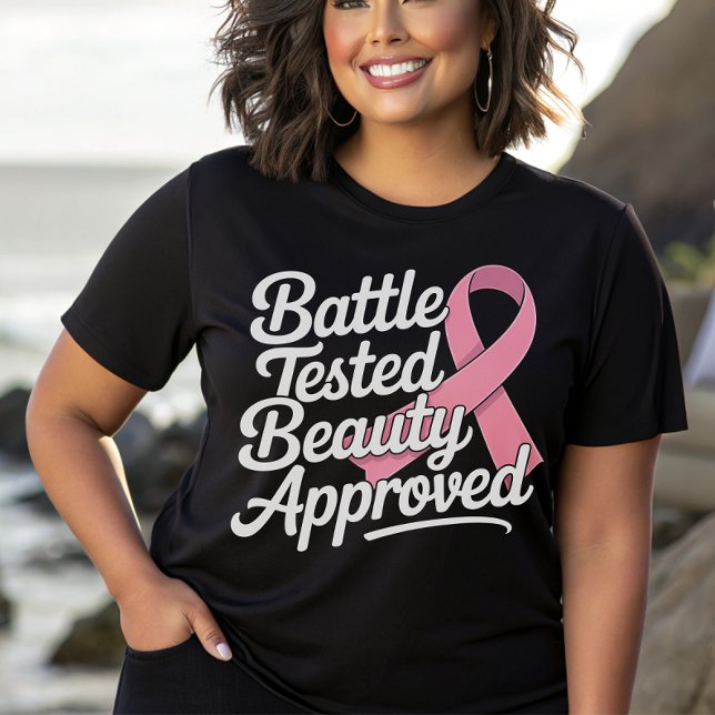 Breast Cancer Warrior Pink Ribbon Survivor Fighter T-Shirt (Creator Uploaded)