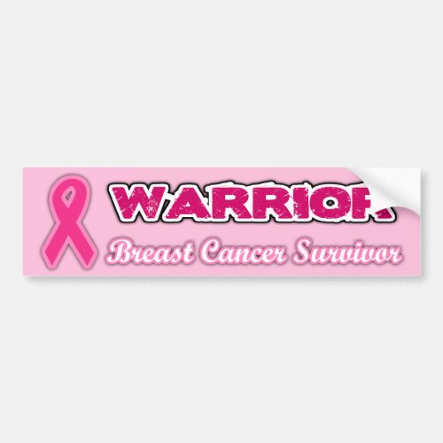 Breast Cancer Warrior Sticker