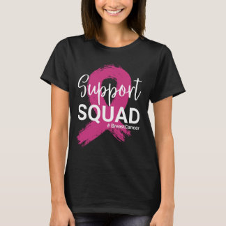 Breast Cancer Warrior Support Squad Breast Cancer T-Shirt