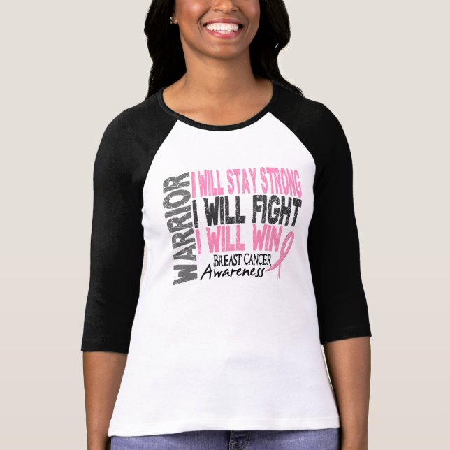 Breast Cancer Warrior T-Shirt (Front)