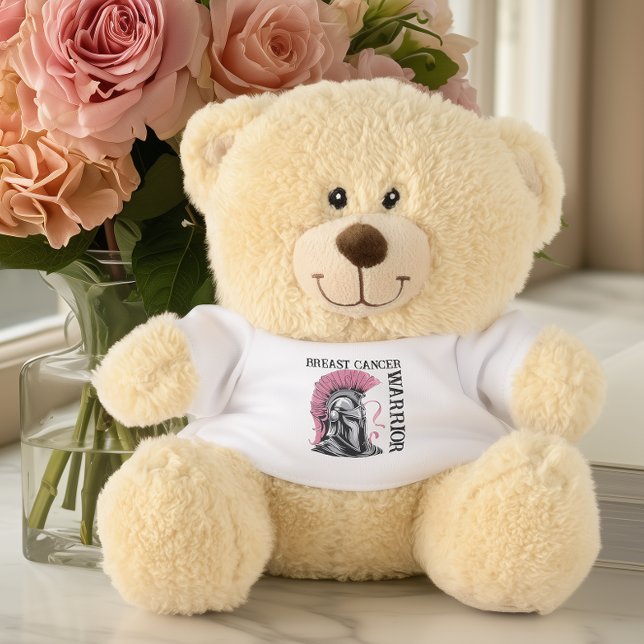Breast Cancer Warrior Teddy Bear (Breast Cancer Warrior Comfort and Support Teddy Bear)
