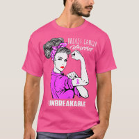 Breast Cancer Warrior Unbreakable  Awareness Gift 