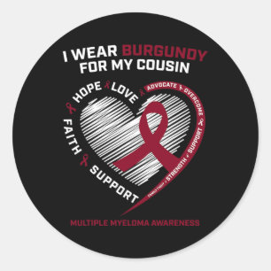 Breast Cancer Warrior Who Is Covered By The Blood  Classic Round Sticker