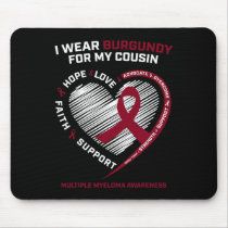 Breast Cancer Warrior Who Is Covered By The Blood Mouse Pad