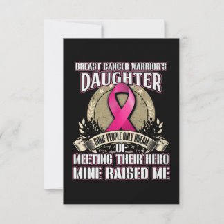 Breast Cancer Warriors Daughter Card