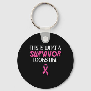 Breast Cancer What Survivor Look Like Awareness Ri Keychain