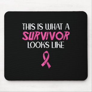 Breast Cancer What Survivor Look Like Awareness Ri Mouse Pad