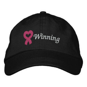 Breast Cancer Winning Embroidered Baseball Cap