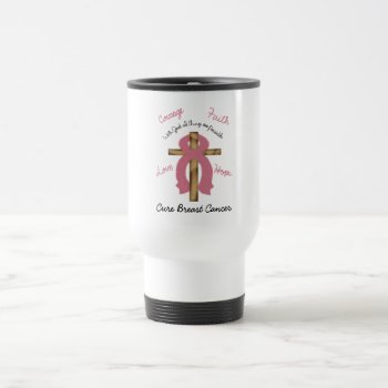 Breast Cancer With God All Is Possible Mug by LPFedorchak at Zazzle