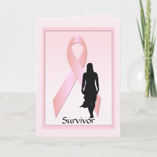 Breast Cancer Woman Survivor Greeting Card