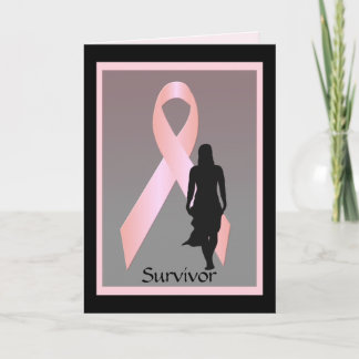 Breast Cancer Woman Survivor Greeting Card 2