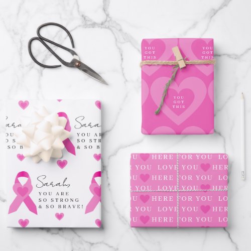 Breast Cancer Wrapping Paper Sheets