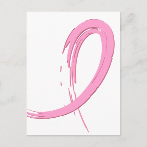 Breast Cancers Pink Ribbon A4 Postcard