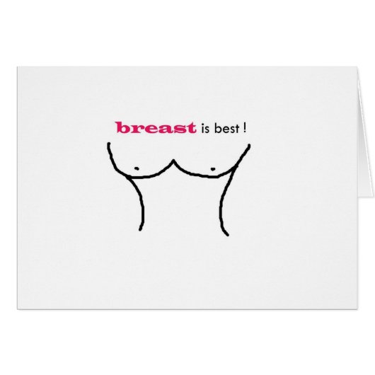 breast is best cards (Front Horizontal)