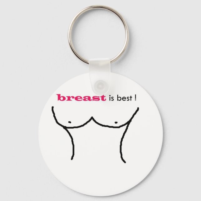 breast is best keychain (Front)