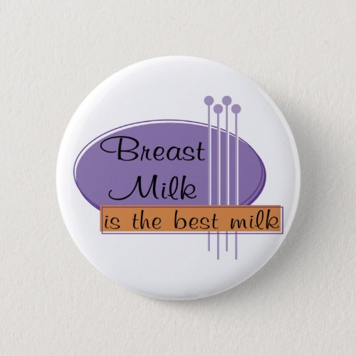 Breast Milk Is The Best Milk Pinback Button