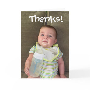 Breast Milk Thank You Card | Funny Baby Cards