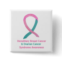 Breast & Ovarian Cancer Syndrome Awareness Pins