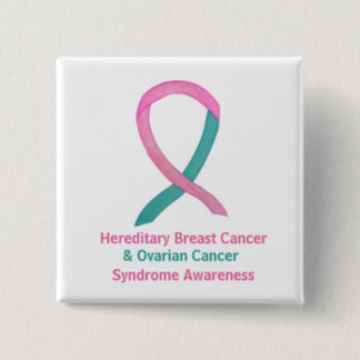 Breast & Ovarian Cancer Syndrome Awareness Pins