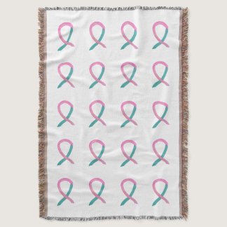 Breast & Ovarian Cancer Syndrome Ribbon Blanket