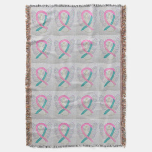 Breast & Ovarian Cancer Syndrome Ribbon Blanket