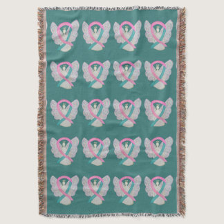 Breast & Ovarian Cancer Syndrome Ribbon Blankets