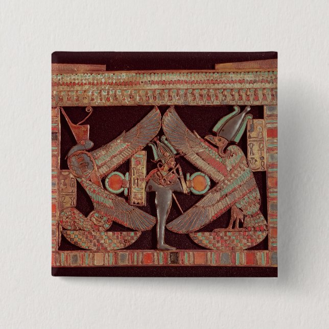 Breast plate depicting Osiris, god of Button (Front)