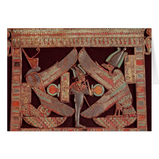 Breast plate depicting Osiris, god of Cards (Front Horizontal)