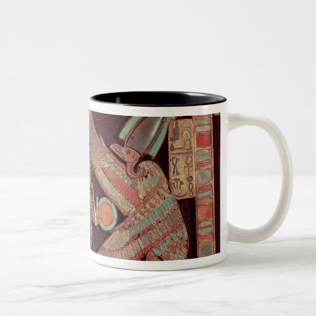 Breast plate depicting Osiris, god of Two-Tone Coffee Mug (Right)