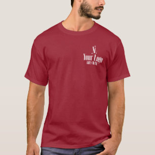 Breast Pocket Logo Team Leader Back T-Shirt