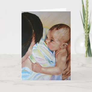 Breastfeeding and Bonding — Greeting Card